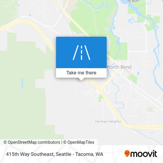 Mapa de 415th Way Southeast