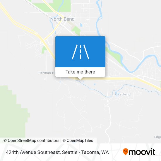 424th Avenue Southeast map