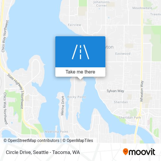 Circle Drive map