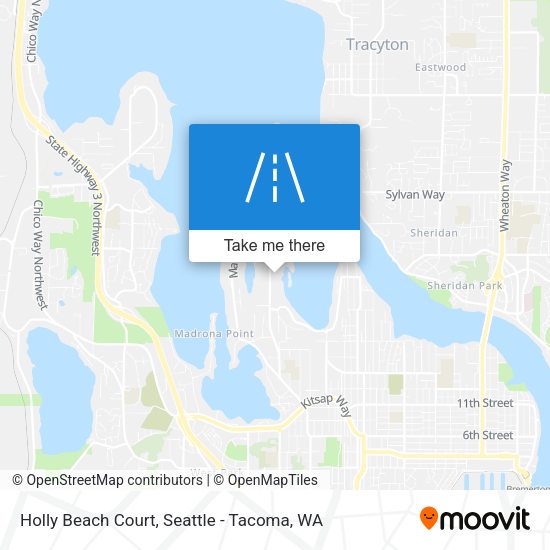 Mapa de Holly Beach Court