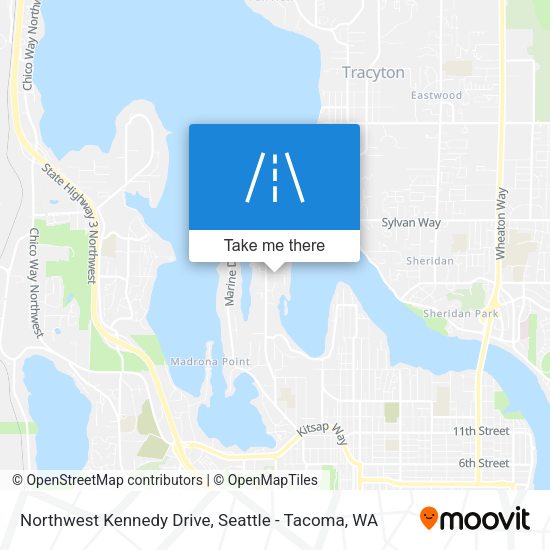Mapa de Northwest Kennedy Drive