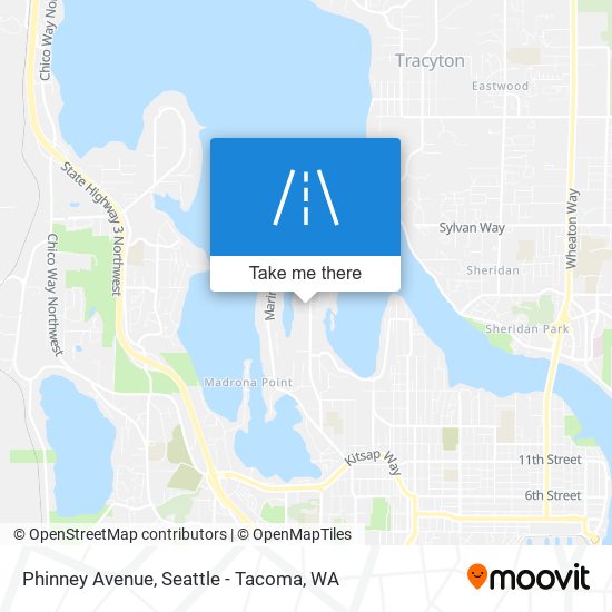Phinney Avenue map