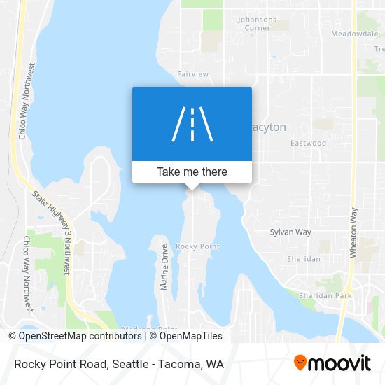 Rocky Point Road map