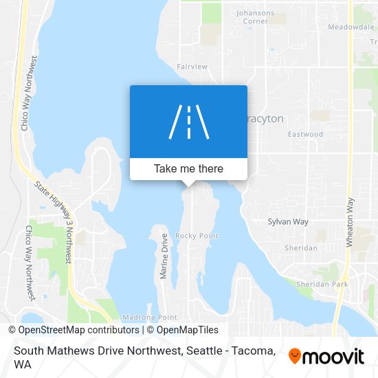 South Mathews Drive Northwest map