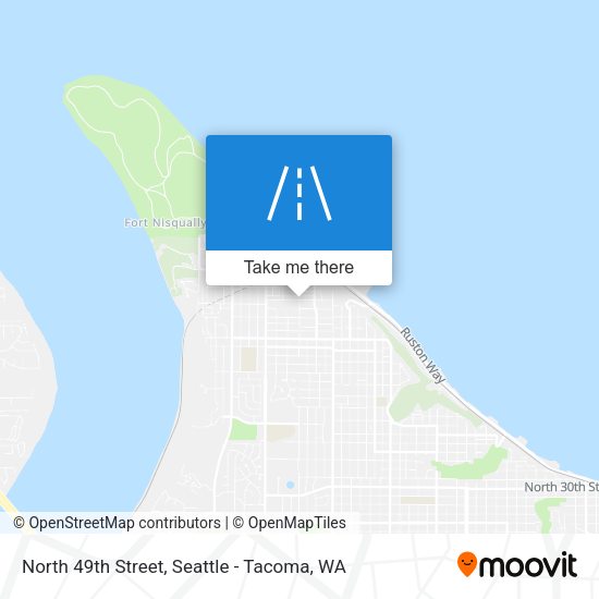 Mapa de North 49th Street