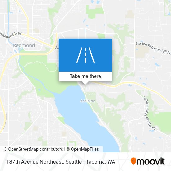 187th Avenue Northeast map