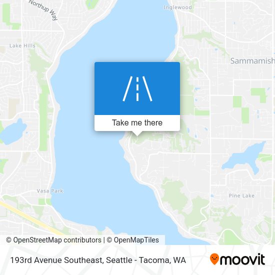 193rd Avenue Southeast map
