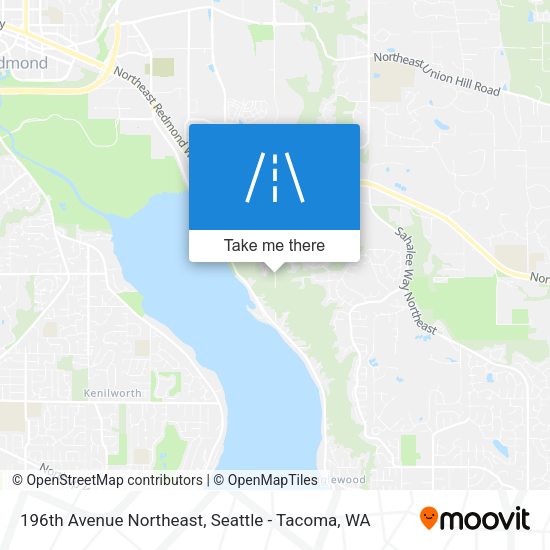196th Avenue Northeast map