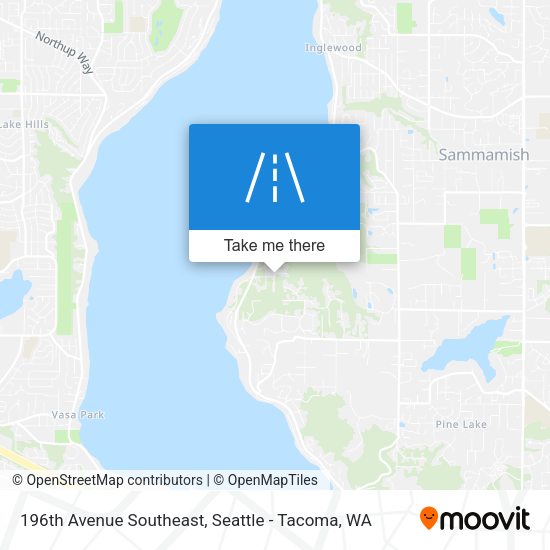 196th Avenue Southeast map
