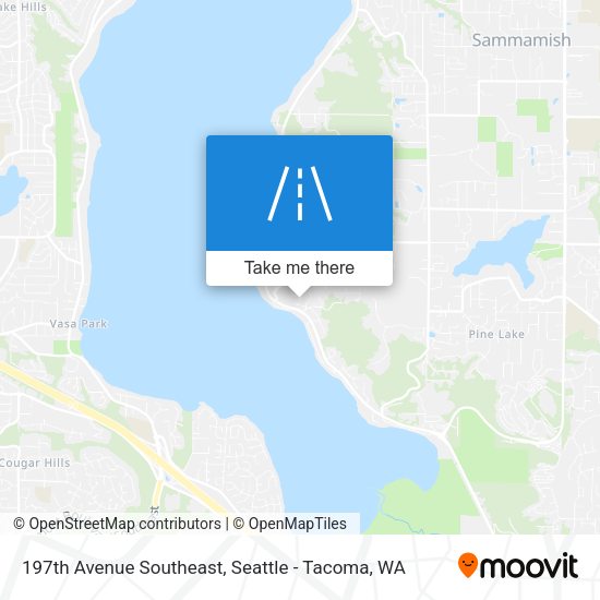 197th Avenue Southeast map