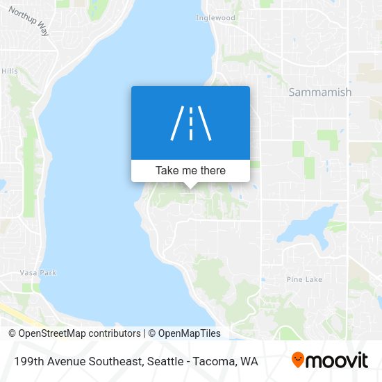 Mapa de 199th Avenue Southeast
