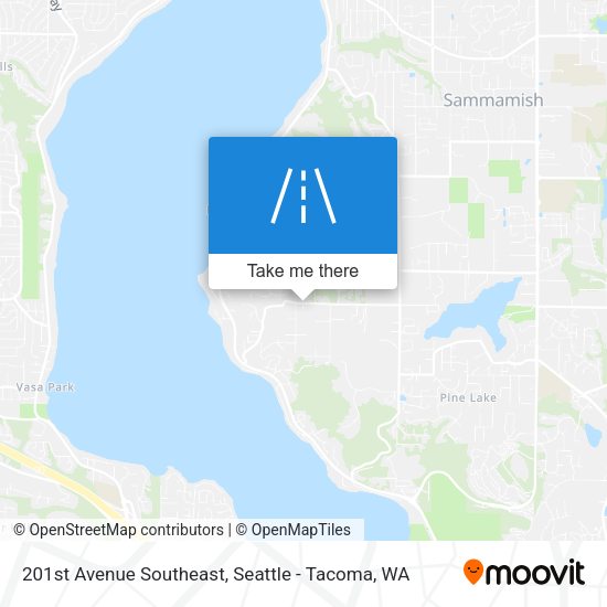 Mapa de 201st Avenue Southeast