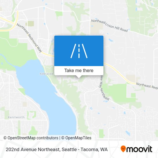 202nd Avenue Northeast map