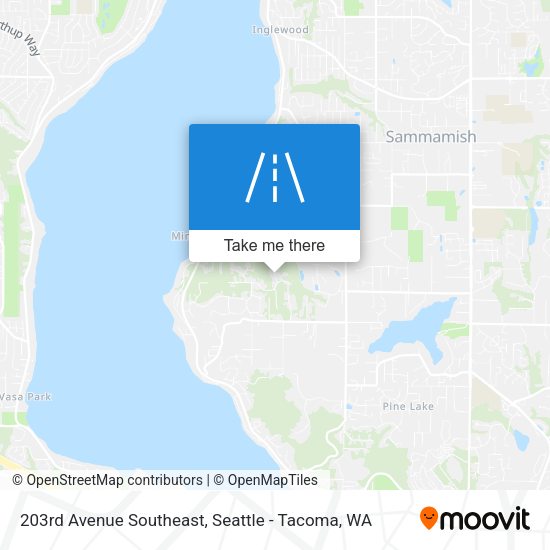 203rd Avenue Southeast map