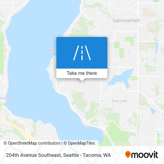 204th Avenue Southeast map
