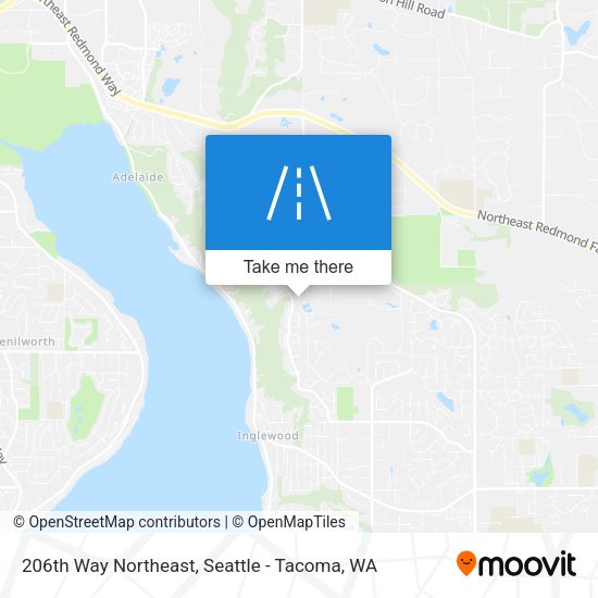206th Way Northeast map