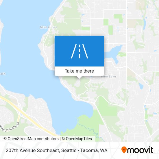 Mapa de 207th Avenue Southeast
