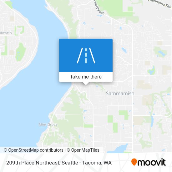 Mapa de 209th Place Northeast