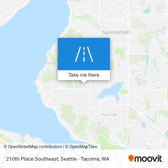 Mapa de 210th Place Southeast