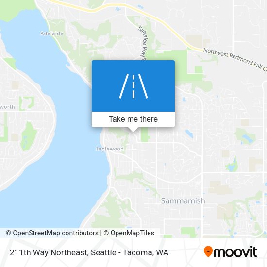 211th Way Northeast map