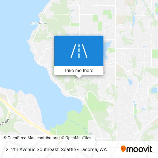 212th Avenue Southeast map