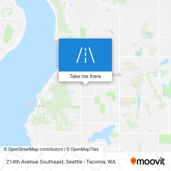 214th Avenue Southeast map