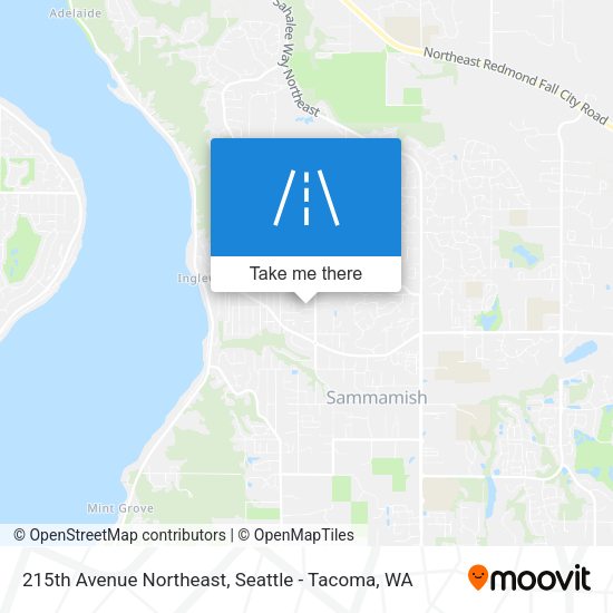 Mapa de 215th Avenue Northeast