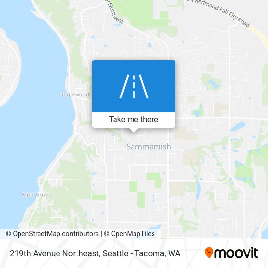 219th Avenue Northeast map