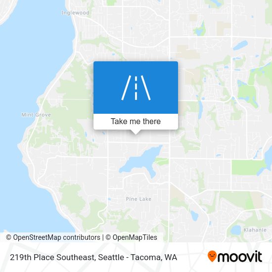 219th Place Southeast map