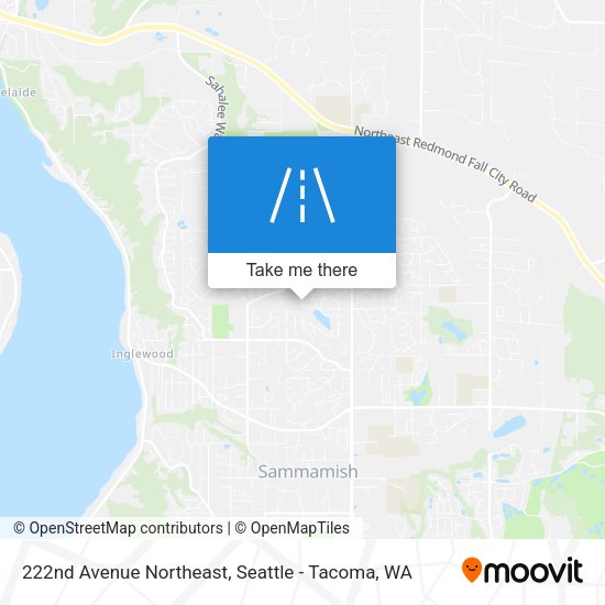 Mapa de 222nd Avenue Northeast
