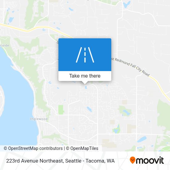 Mapa de 223rd Avenue Northeast