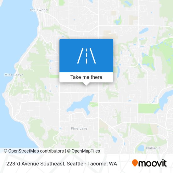 223rd Avenue Southeast map