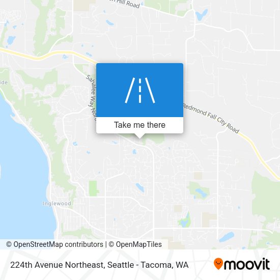 224th Avenue Northeast map