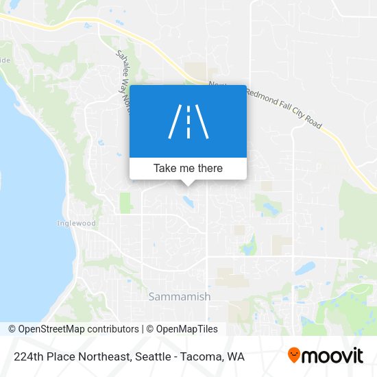 Mapa de 224th Place Northeast