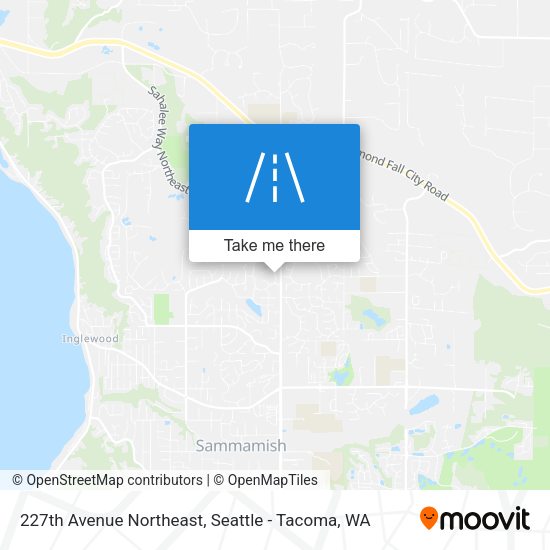 227th Avenue Northeast map