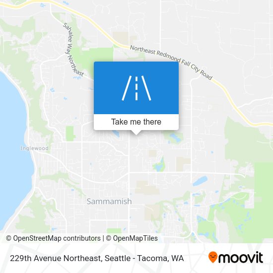 229th Avenue Northeast map