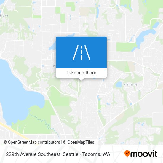 Mapa de 229th Avenue Southeast