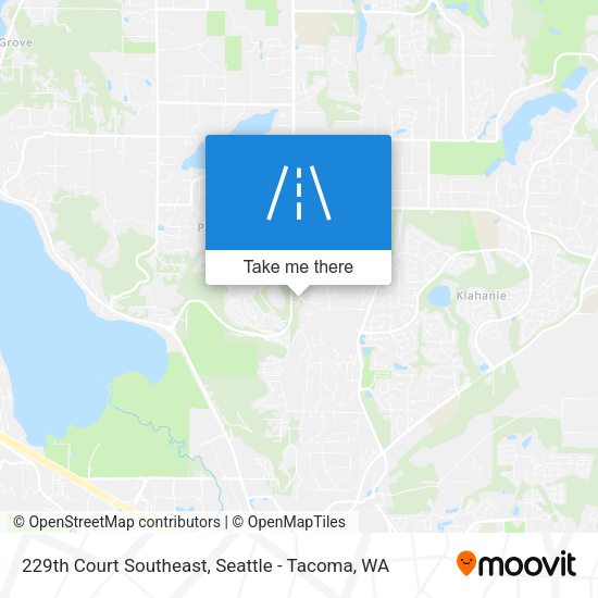 Mapa de 229th Court Southeast