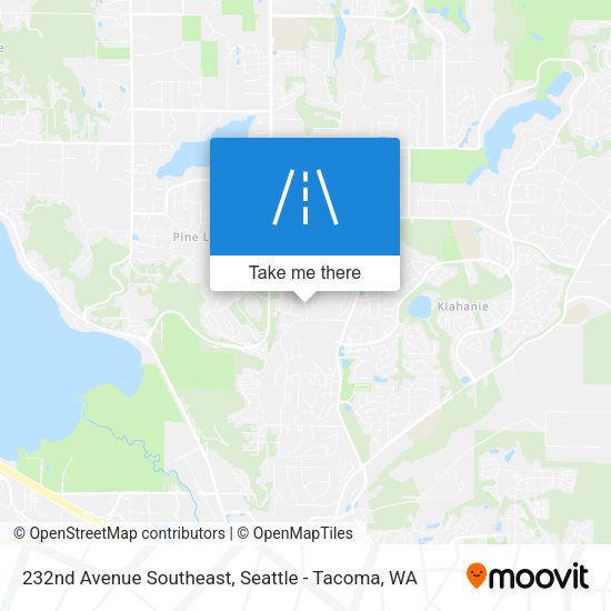 Mapa de 232nd Avenue Southeast