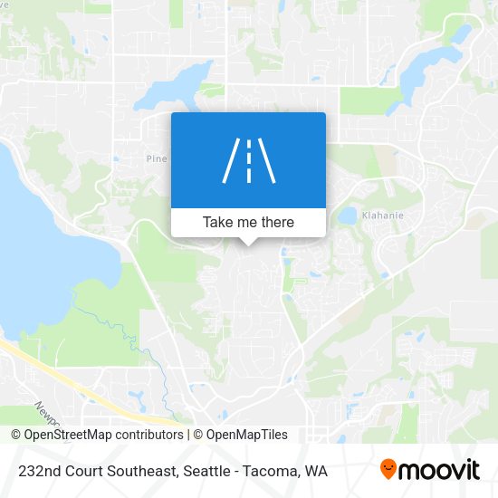 Mapa de 232nd Court Southeast