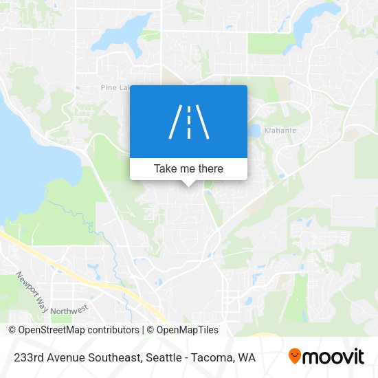 233rd Avenue Southeast map