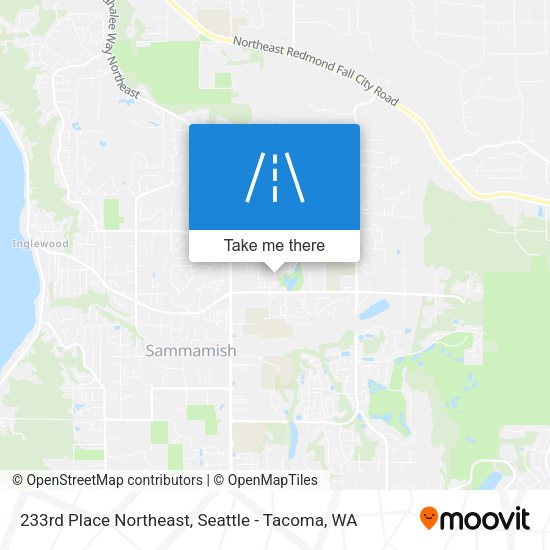 Mapa de 233rd Place Northeast