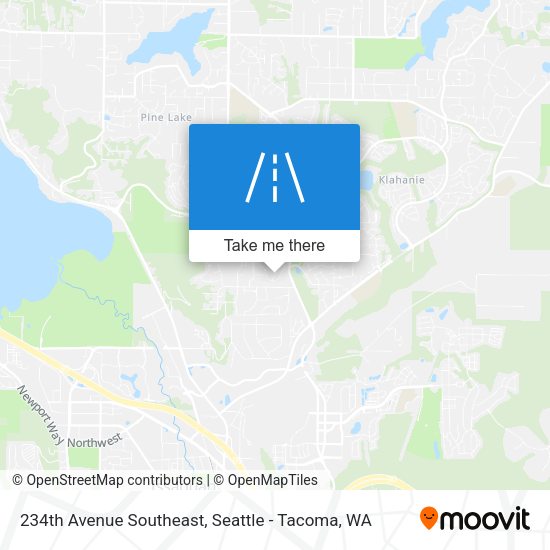 234th Avenue Southeast map