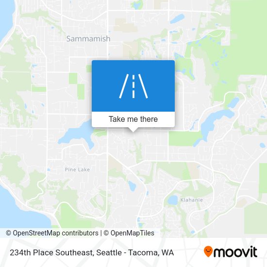 Mapa de 234th Place Southeast