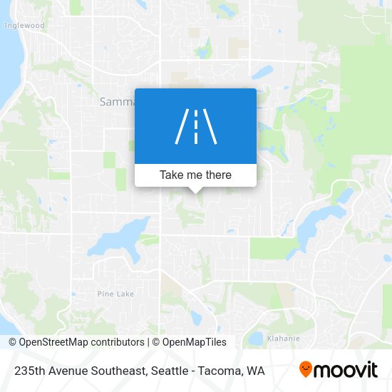 235th Avenue Southeast map