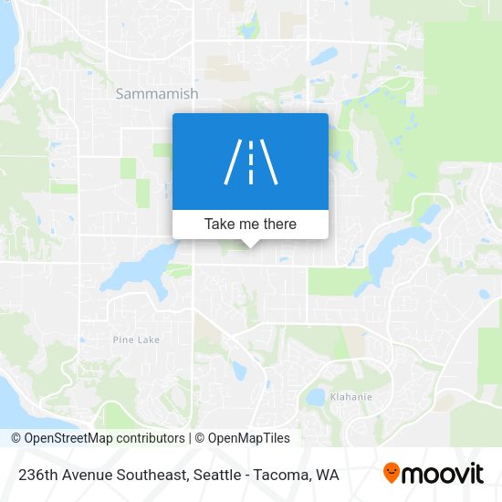 236th Avenue Southeast map