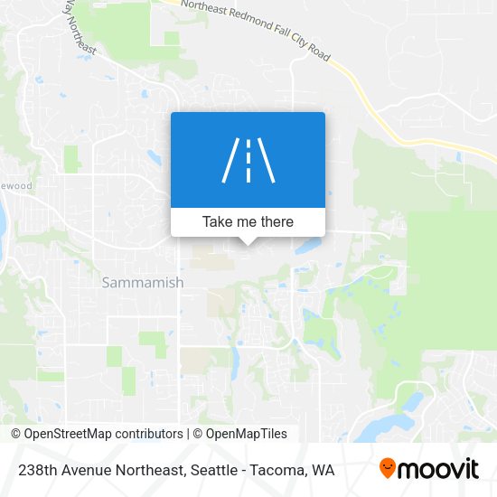 238th Avenue Northeast map