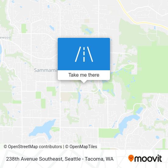 Mapa de 238th Avenue Southeast