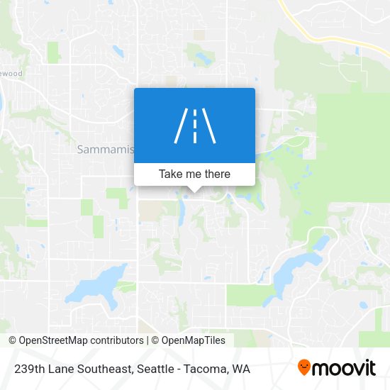 239th Lane Southeast map