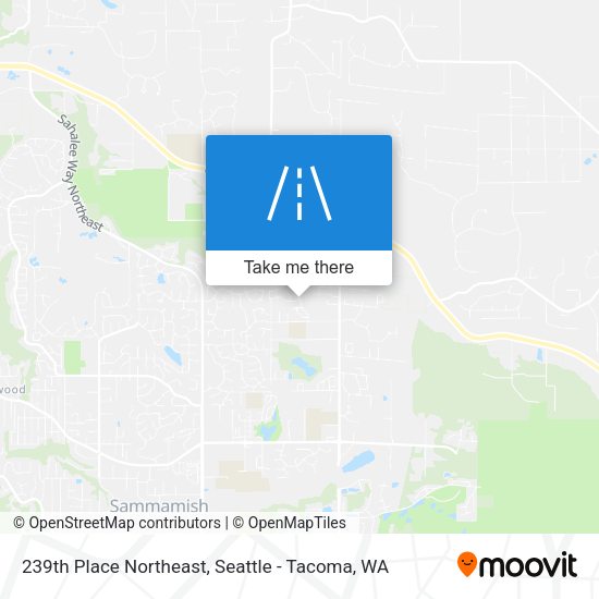 Mapa de 239th Place Northeast